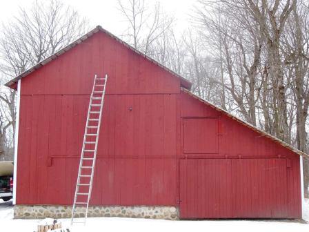 Lean-to on Granary